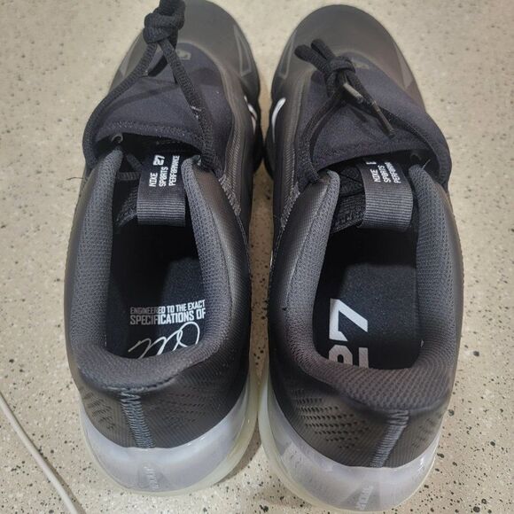 Nike Men's Force Zoom Trout 8 Pro Metal Baseball Cleats Black CZ5915-010 Size 12 - Picture 9 of 10